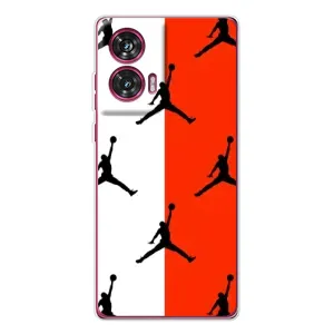 Чехлы для Motorola Edge 50 Fusion - с картинкой JORDAN (AlphaPrint) (Лого Джордан)