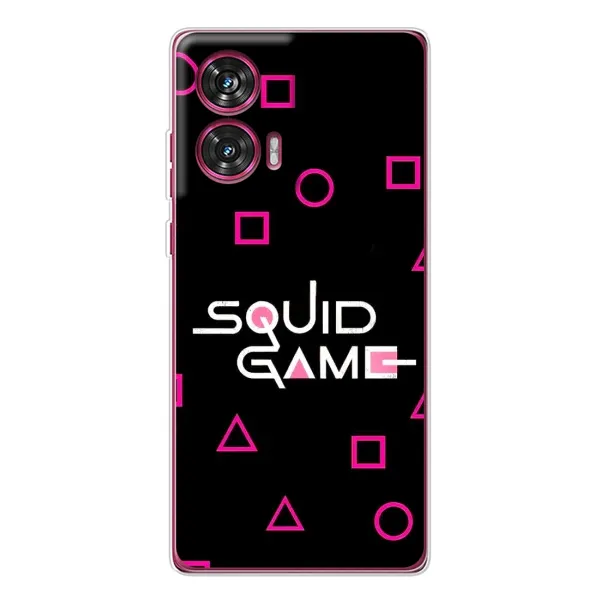 Чехол с принтом «Паттерн Игра кальмара» для Motorola Edge 50 Fusion