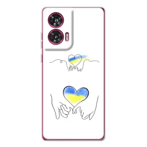 Чехол для Патриота Украины Motorola Edge 50 Fusion - (AlphaPrint) (Мир Украине)