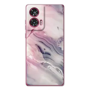 Мраморний чехол на Motorola Edge 50 Fusion (VPrint) (Пурпурний Мрамор)