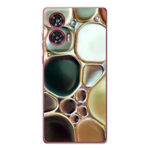 Мраморний чехол на Motorola Edge 50 Fusion (VPrint) (Радужний Мрамор)