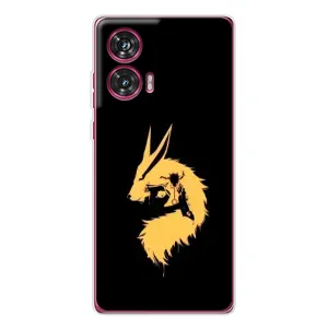 Чехол с принтом «силуэт Курама Наруто» для Motorola Edge 50 Fusion