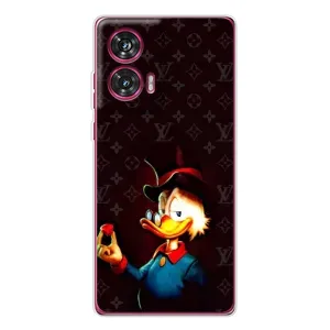 Чехли для Motorola Edge 50 Fusion - Скрудж МакДак Louis Vuitton (PREMIUMPrint) (Скрудж з ботліантом)