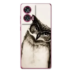 Чохол з пташками на Motorola Edge 50 Fusion (VPrint) (Сова)