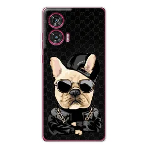 Чохли з крутими принтами для Motorola Edge 50 Fusion - (PREMIUMPrint) (Стильна собака)