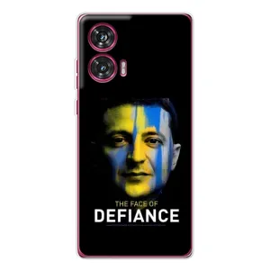 Чехол для Motorola Edge 50 Fusion (AlphaPrint - с принтом Зеленского) (В. Зеленский)
