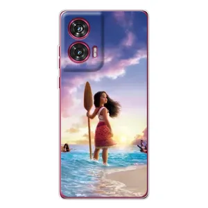 Чохол з мультфільмом Ваяна Motorola Edge 50 Fusion (Моана з веслом)