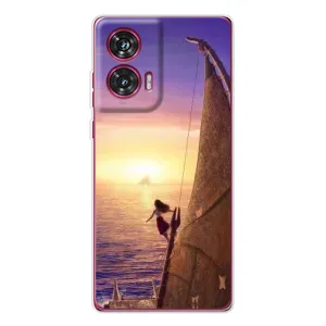 Чохол з мультфільмом Ваяна Motorola Edge 50 Fusion (Захід сонця Ваяна)