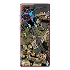 Чехлы с картинкой ЗСУ для Motorola Edge 50 Fusion (AlphaPrint)