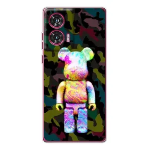 Чохли для Motorola Edge 50 Fusion - Bearbrick Louis Vuitton (PREMIUMPrint) (Яскравий Bearbrick)