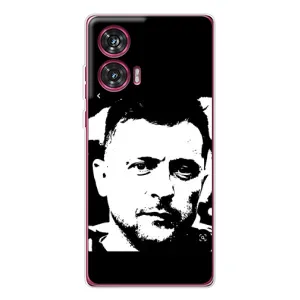 Чохол для Motorola Edge 50 Fusion (AlphaPrint - с принтом Зеленського)