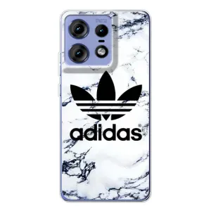 Чохли Адидас для Motorola Edge 50 Pro (AlphaPrint) (Адідас на мраморі)