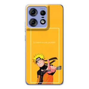 Анимешный чехол для Motorola Edge 50 Pro (Аниме Наруто)