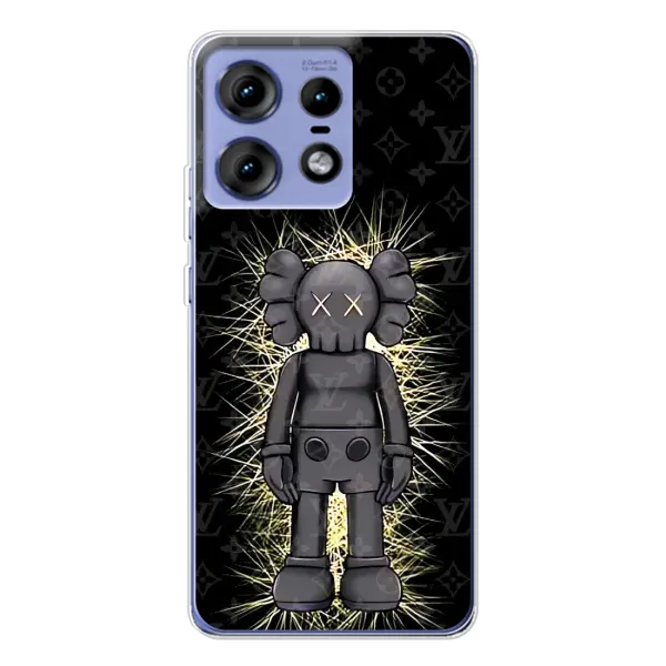 Чехол с принтом «Bearbrick LV» для Motorola Edge 50 Pro