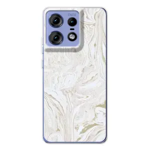 Мраморний чехол на Motorola Edge 50 Pro (VPrint) (Білий мрамор)
