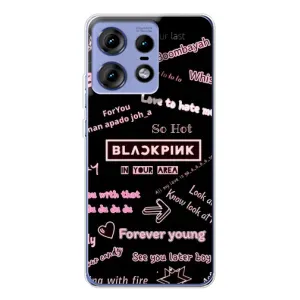Чехол с музыкальной группой для Motorola Edge 50 Pro (BLACKPINK)