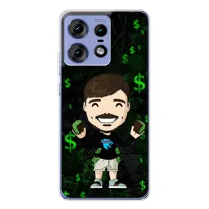 Чохол з принтом «Блогер Beast» для Motorola Edge 50 Pro