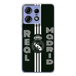 ФК Реал Мадрид чохли для Motorola Edge 50 Pro (AlphaPrint) (чорно білий Реал)