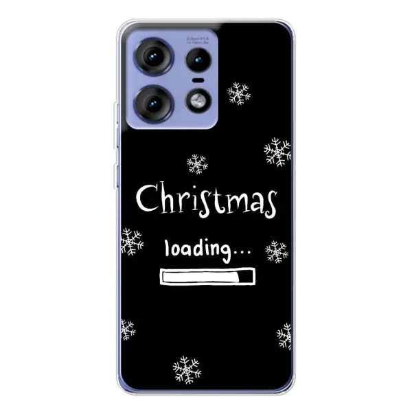Чехол с принтом «Christmas loading» для Motorola Edge 50 Pro