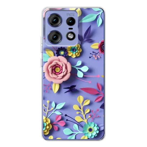 Чохол з принтом «Дизайн квітів» для Motorola Edge 50 Pro Чохол з принтом «Дизайн квітів» для Motorola Edge 50 Pro