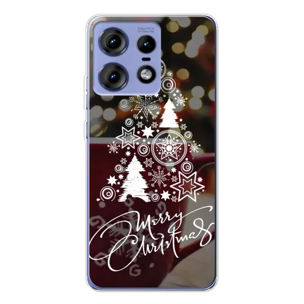 Чохол з принтом «Ялинка яскрава» для Motorola Edge 50 Pro Чохол з принтом «Ялинка яскрава» для Motorola Edge 50 Pro