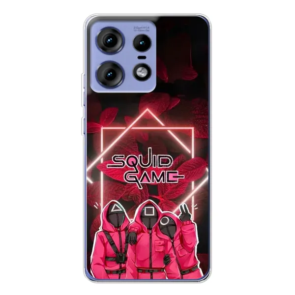Чохол з принтом «Охоронці Гра кальмара» для Motorola Edge 50 Pro Чохол з принтом «Охоронці Гра кальмара» для Motorola Edge 50 Pro