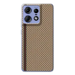 Чохли GUCCI для Моторола Едж 50 Про (AlphaPrint) (Гуччі полоса)