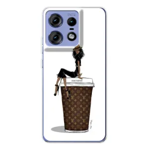 Чохли Луі Вітон для Motorola Edge 50 Pro (AlphaPrint - LOUIS VUITTON) (кава LOUIS VUITTON)