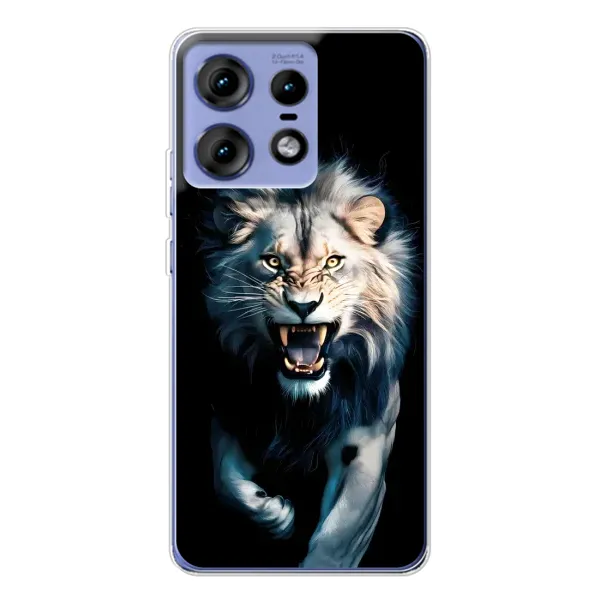 Чохол з принтом «Лев у темряві» для Motorola Edge 50 Pro Чохол з принтом «Лев у темряві» для Motorola Edge 50 Pro