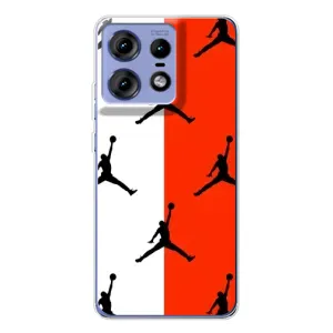 Чохли для Motorola Edge 50 Pro - з картинкою JORDAN (AlphaPrint) (Лого Джордан)