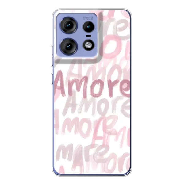 Чохол з принтом «Аморе любов» для Motorola Edge 50 Pro Чохол з принтом «Аморе любов» для Motorola Edge 50 Pro