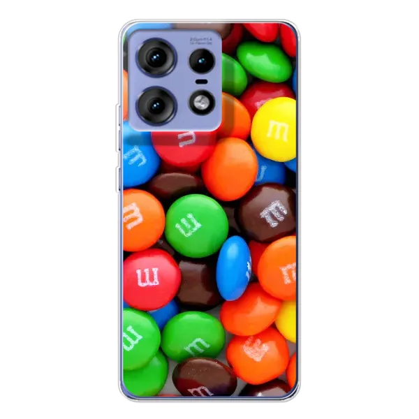 Чохол з принтом «MM's» для Motorola Edge 50 Pro