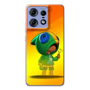 Чехол для Motorola Edge 50 Pro Бравл Старс (VPrint) (Хлопчик Леон)