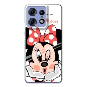 Міккі Маус чохол для Motorola Edge 50 Pro (AlphaPrint - Мультяшні) (Маус Мінні)