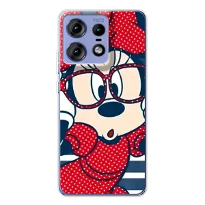 Міккі Маус чохол для Motorola Edge 50 Pro (AlphaPrint - Мультяшні) (Маус в окулярах)