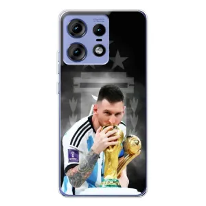 Чохли для Motorola Edge 50 Pro (Leo чемпіон) (AlphaPrint) (Мессі Чемпіон)