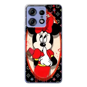 Чехол Disney Mouse Motorola Edge 50 Pro (PREMIUMPrint) (Минни Маус ЛВ)