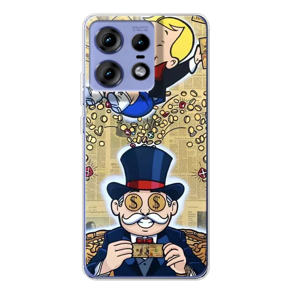 Чохол з принтом «Монополія Мен» для Motorola Edge 50 Pro