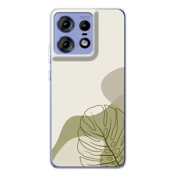 Чохол з принтом «Зелена монстера дизайн» для Motorola Edge 50 Pro Чохол з принтом «Зелена монстера дизайн» для Motorola Edge 50 Pro