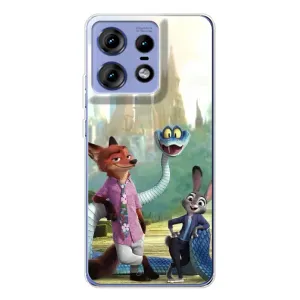 Чохол з принтом «Герої мультфільму Зоотрополіс» для Motorola Edge 50 Pro