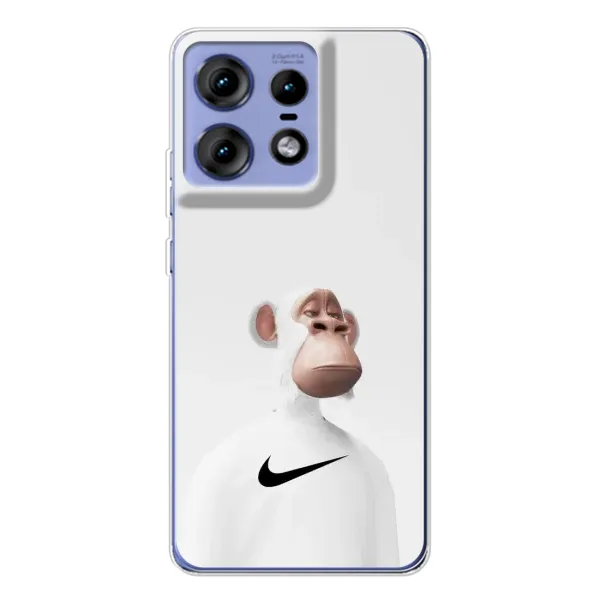 Чехол с принтом «обезьяна NFT Nike» для Motorola Edge 50 Pro