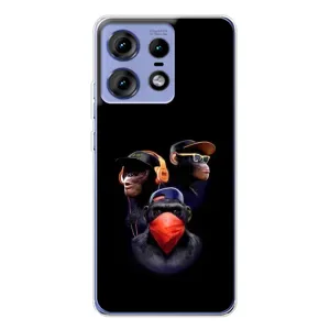 Чехол с Обезьянами Motorola Edge 50 Pro - (AlphaPrint)