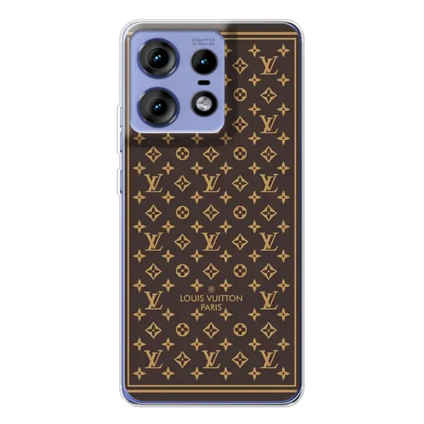 Чохол з принтом «шпалери LV» для Motorola Edge 50 Pro Чохол з принтом «шпалери LV» для Motorola Edge 50 Pro