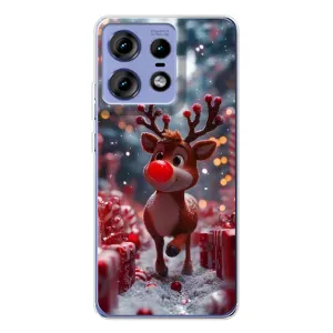 Чохол з принтом «Олень серед подарунків» для Motorola Edge 50 Pro