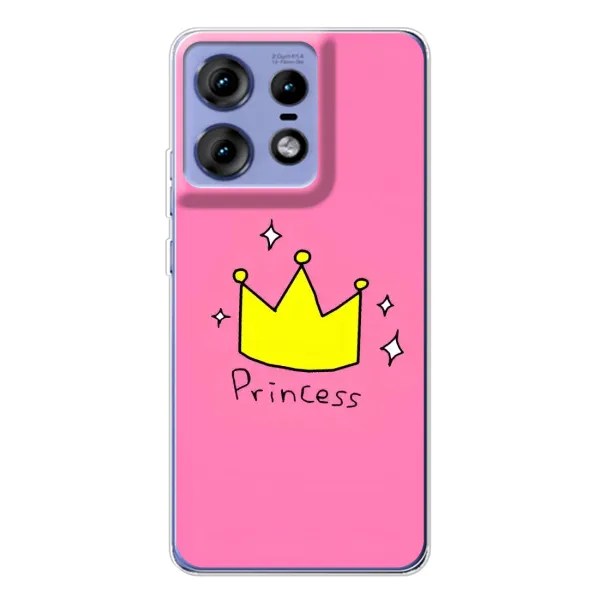 Чохол з принтом «Princess» для Motorola Edge 50 Pro Чохол з принтом «Princess» для Motorola Edge 50 Pro