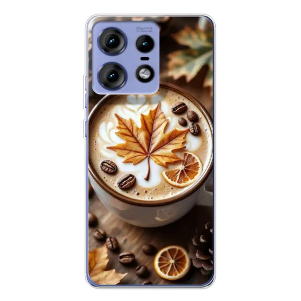 Чохол з принтом «Пряна кава» для Motorola Edge 50 Pro Чохол з принтом «Пряна кава» для Motorola Edge 50 Pro