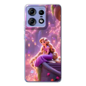 Чохол Рапунцель для Motorola Edge 50 Pro (Рапунцель у замку)