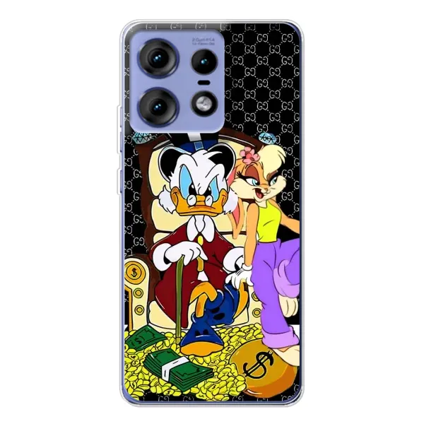 Чехол с принтом «Стильная Утка» для Motorola Edge 50 Pro