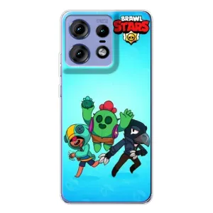 Чехлы Brawl Stars для Motorola Edge 50 Pro (AlphaPrint) (Тріо героїв)