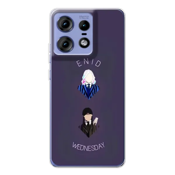 Чохол з принтом «Венздей і подруга» для Motorola Edge 50 Pro